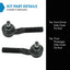 Set barras acoplamiento Nissan D21 86-97