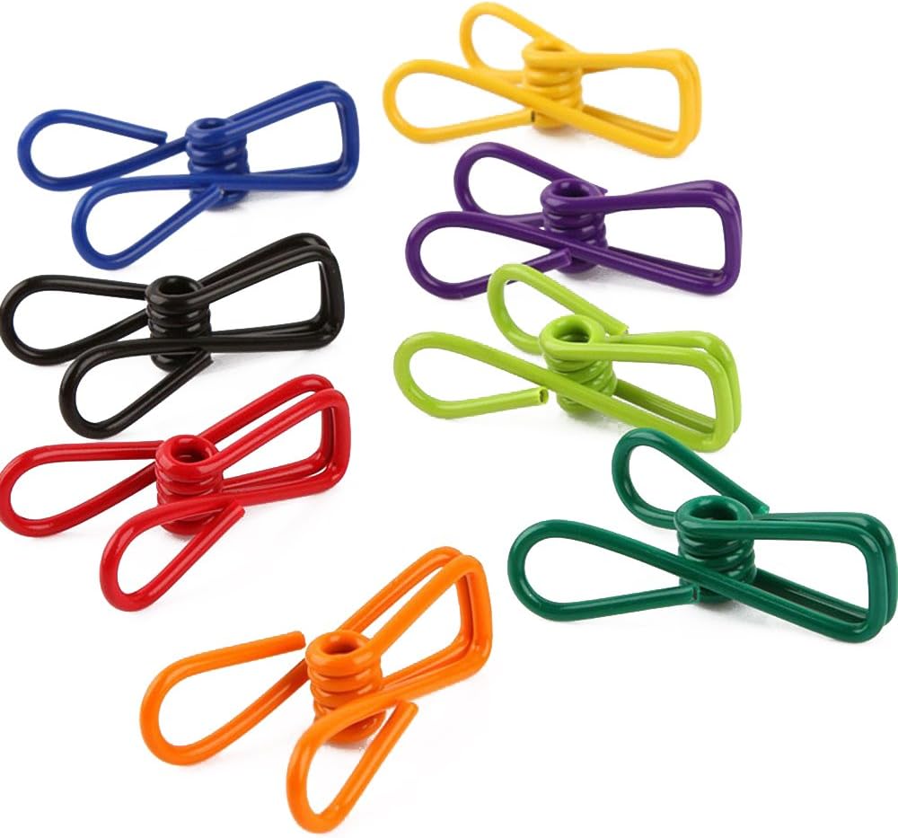 Pack 30 Clips Alambre Acero Multiuso