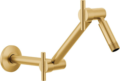 Brazo ducha ajustable giratorio color dorado S116BG 16pulg