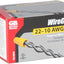 Conector 10-001 con cable rosca resorte cuadrado 600V