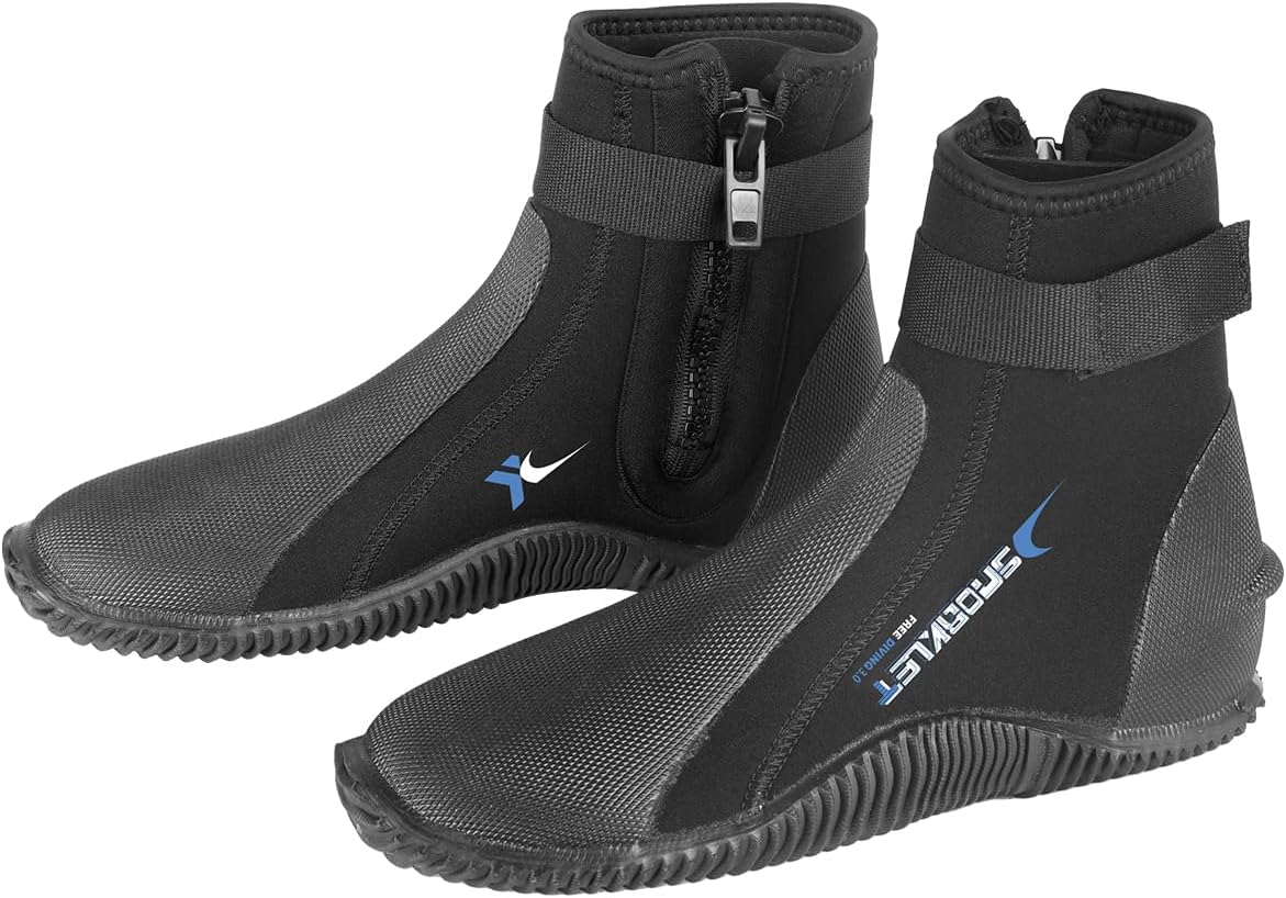 Botas buceo neopreno 0.118" antiderrap deportes