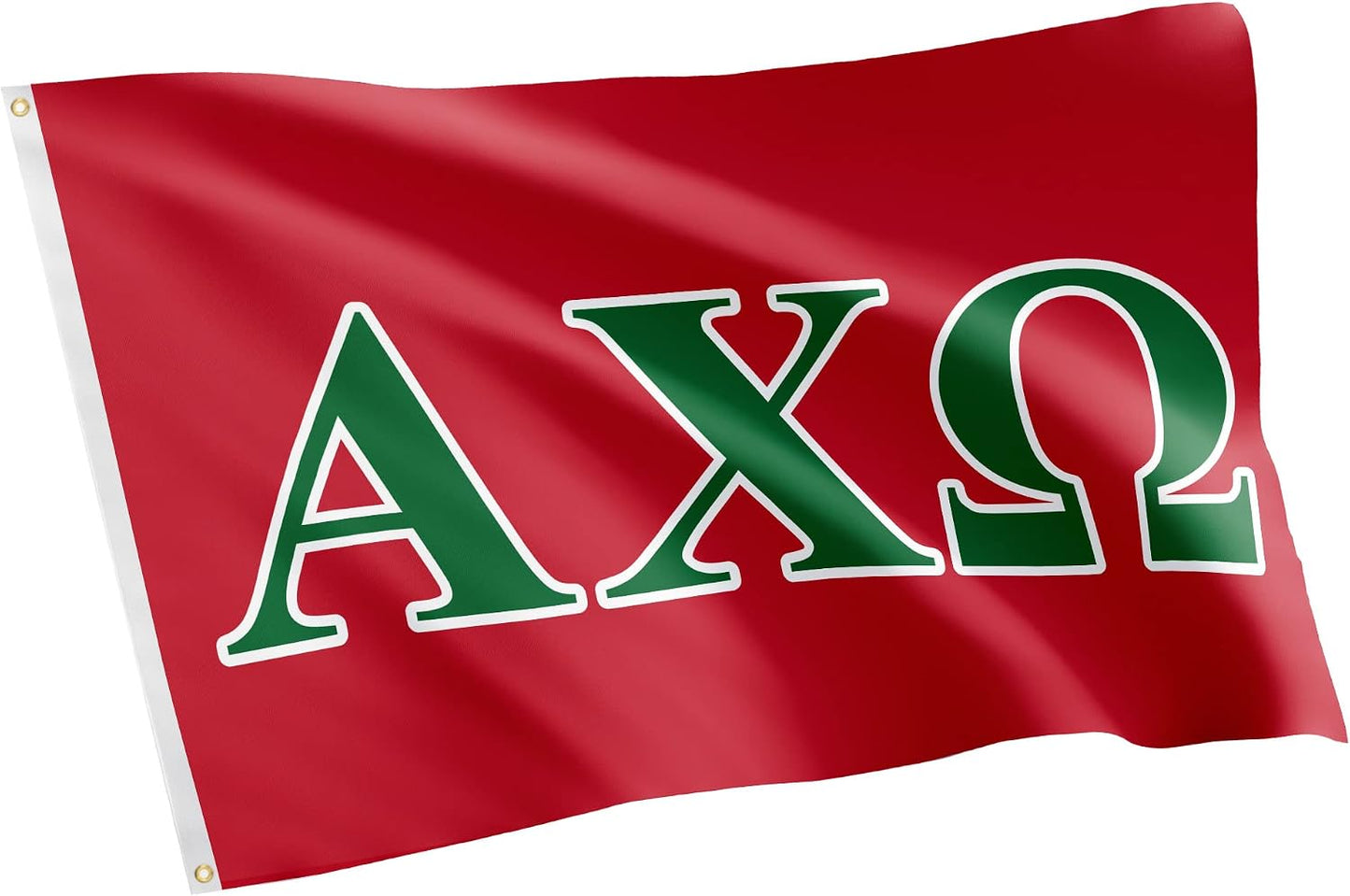 Bandera AXO Hermandad Alpha Chi Omega 3x5ft Decoración