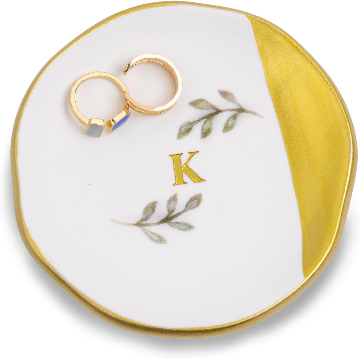 Bandeja para joyas anillos monogramado regalo compromiso