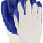 Guantes algodón poliéster revestimiento látex talla L