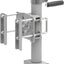Gato remolque ruedas dobles 6pulg 13pulg 1500lb plateado