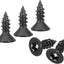 40 Pzas Tornillos Torx M4x12mm Acero Inox 304 Antirrobo