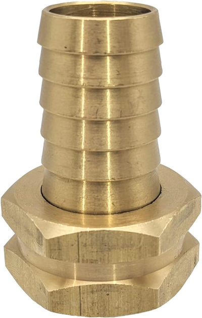 Adaptador manguera jardín latón 3/4" conector GHT resistente