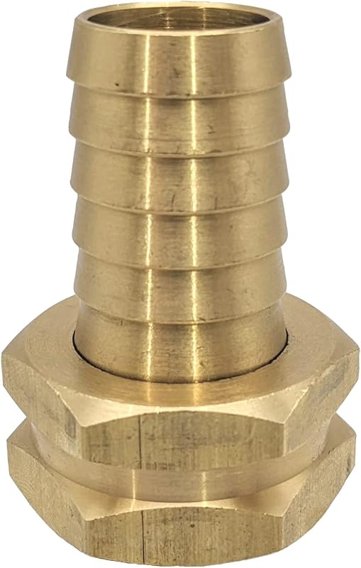 Adaptador manguera jardín latón 3/4" conector GHT resistente