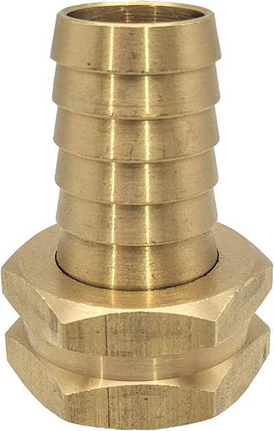 Adaptador manguera jardín latón 3/4" conector GHT resistente