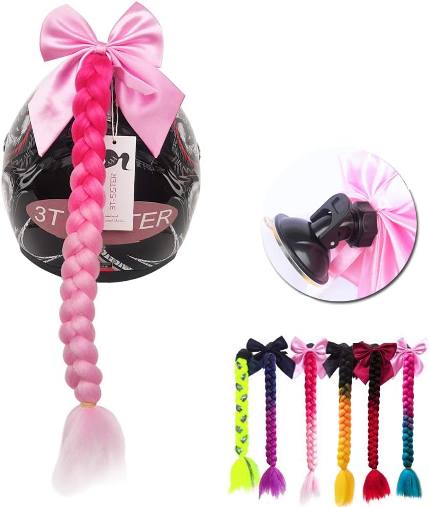Casco coletas degradadas con rampa trenzas 24pulg