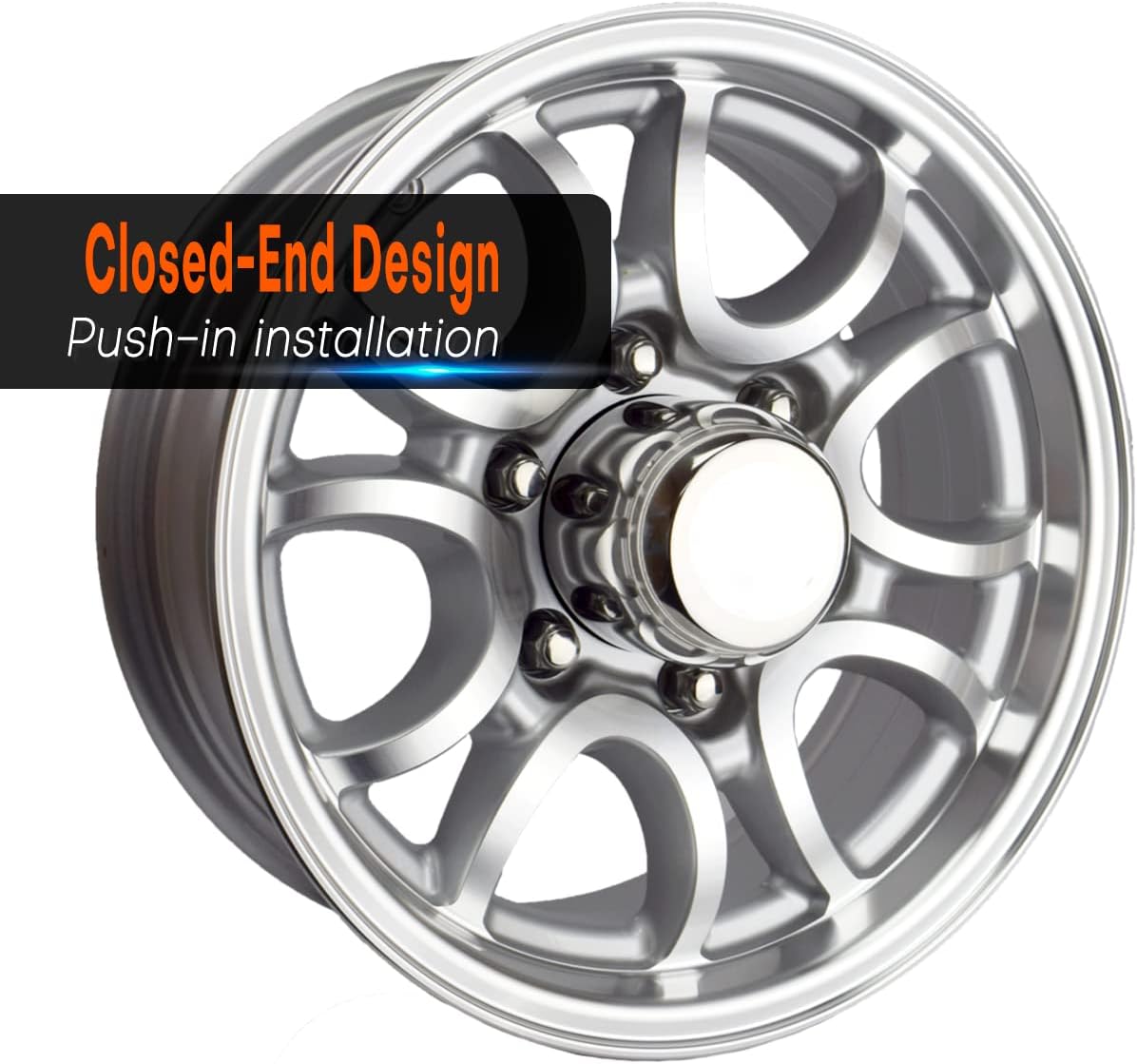 4 Pzas Tapones Rueda 4.25" para Camión Remolque RV