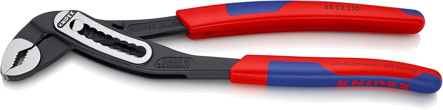 Alicates cocodrilo KNIPEX con agarre cómodo