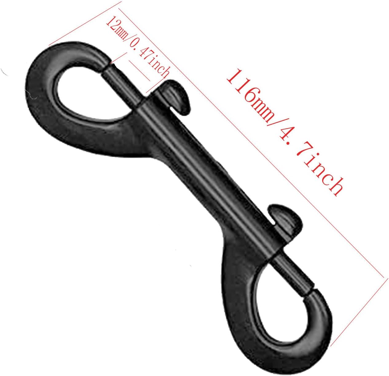Broches perno acero inox 304 llavero collar perro