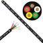 Cable eléctrico 20 AWG 5 alambre 50ft