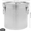 Recipiente acero inox 304 33L para granos y aceite cocina