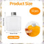 32 Botellas Plástico 8.5oz Reutiliz. Transparentes