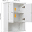 Gabinete baño sobre inodoro 24x30" madera 2 puertas