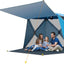Tienda playa emergente 3-4 personas con toldo UV UPF 50