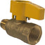 Válvula gas FIP 3/8x1/2 pulg 10 pzas