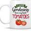 Taza cerámica 11oz con frase i love gardening