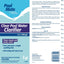 Clarificador agua piscina 1qt pack 4 transparente