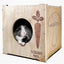 Escondite madera para conejos 12.5x12.5pulg