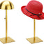 Soporte acero inox para sombreros y pelucas 2 Uds