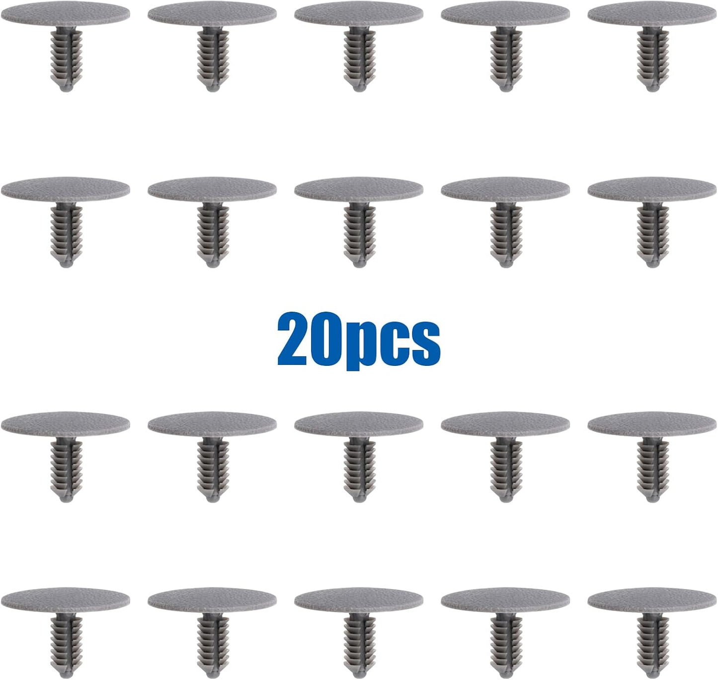 20 Pzas Retenedor Nylon Gris Ford Aerostar