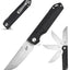 Cuchillo plegable EDC utilitario bloqueo camping