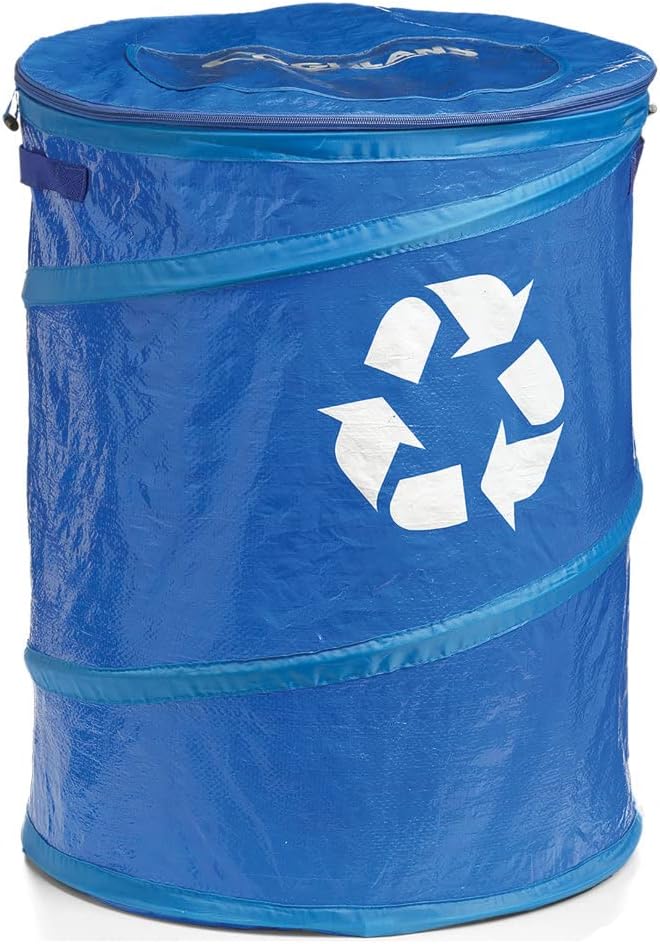 Cubo reciclaje plegable 29.5gal uso al aire libre