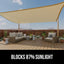Toldo parasol rectangular resistente UV y óxido