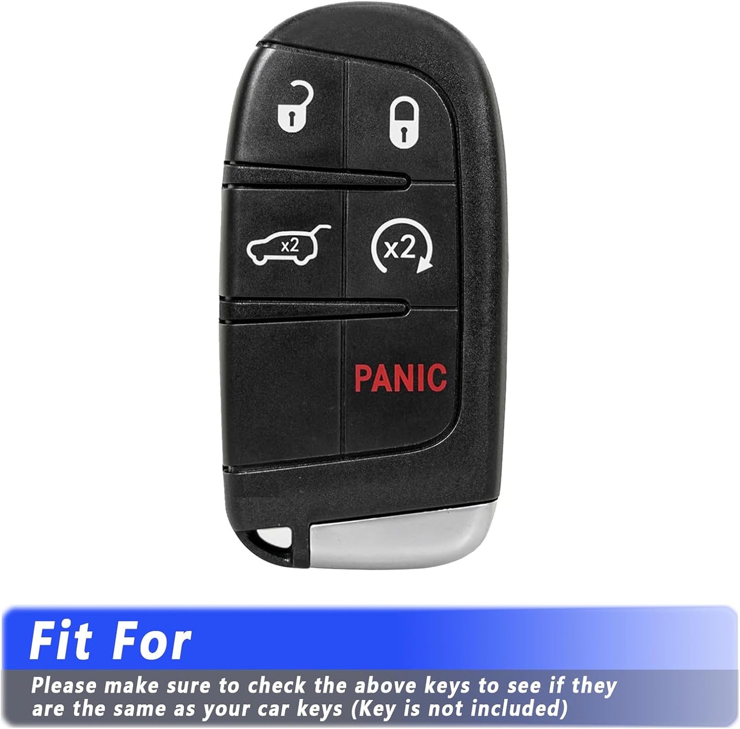Funda silicona llavero Jeep Dodge Durango Chrysler