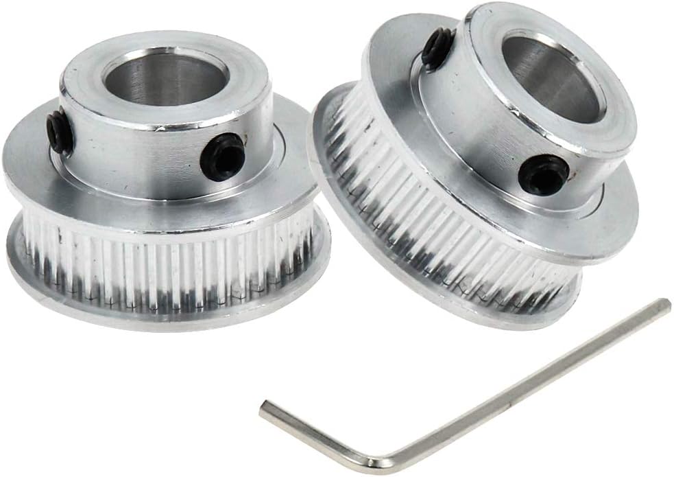 Polea 40 dientes 0.394pulg 2 pzas para impresora 3D CNC