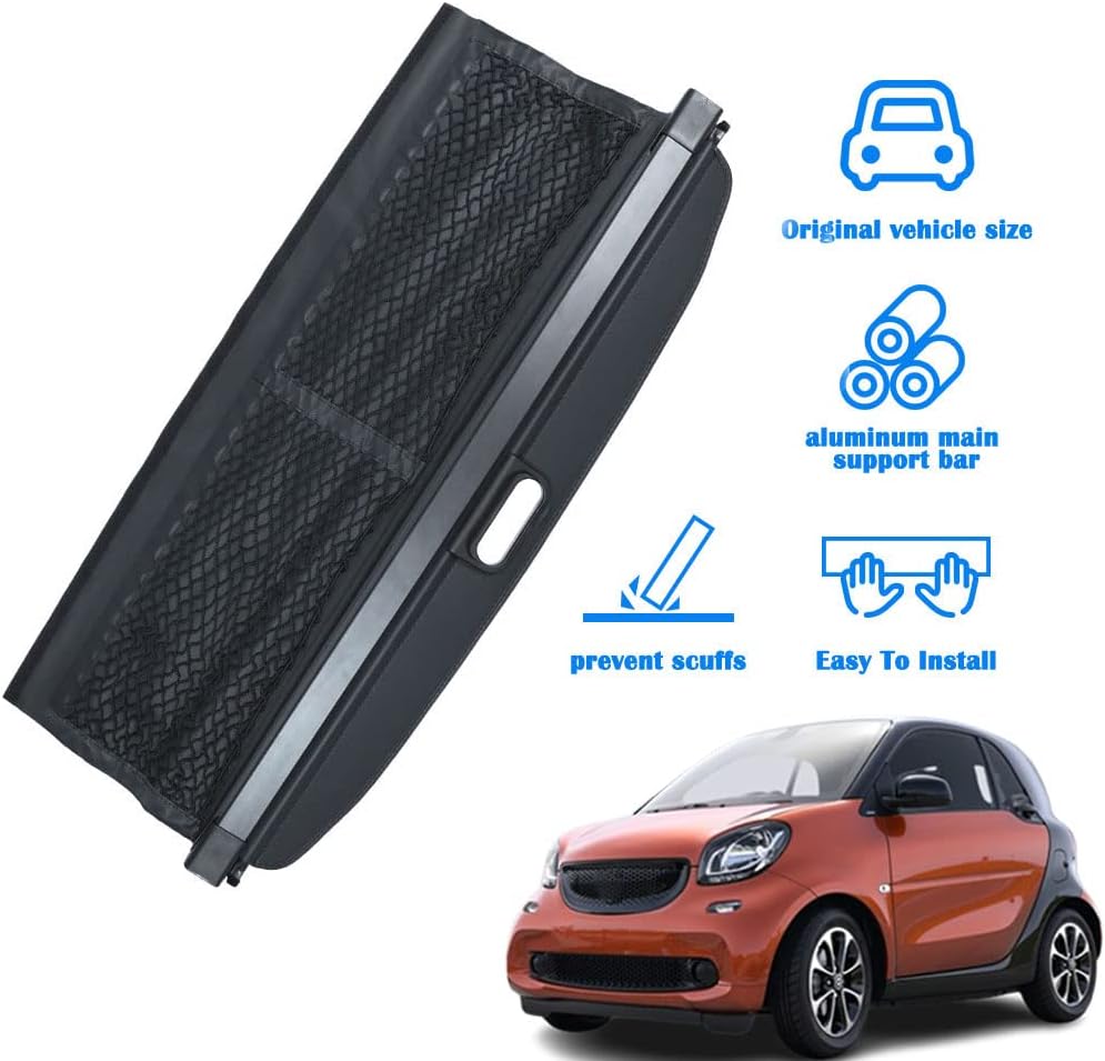 Funda carga Smart Fortwo con red y cubierta retráctil