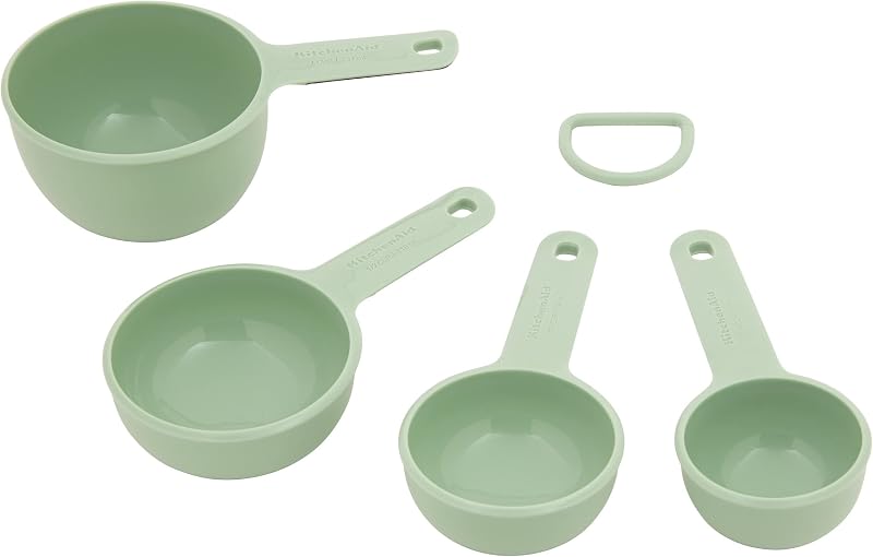 Juego 4 Pzas Tazas Medidoras Universal Pistacho
