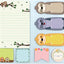 Juego notas adhesivas perezoso 240 hojas oficina escuela regalo