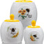 Set 3 Botes Cerámica Encimera Cocina Airtight Té Azúcar