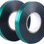 2 Rollos Cinta Elástica Gruesa Verde para Jardín 0.5pulg x150ft