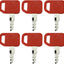 6 Llaves encendido JDS para John Deere 329D CT315 CT322