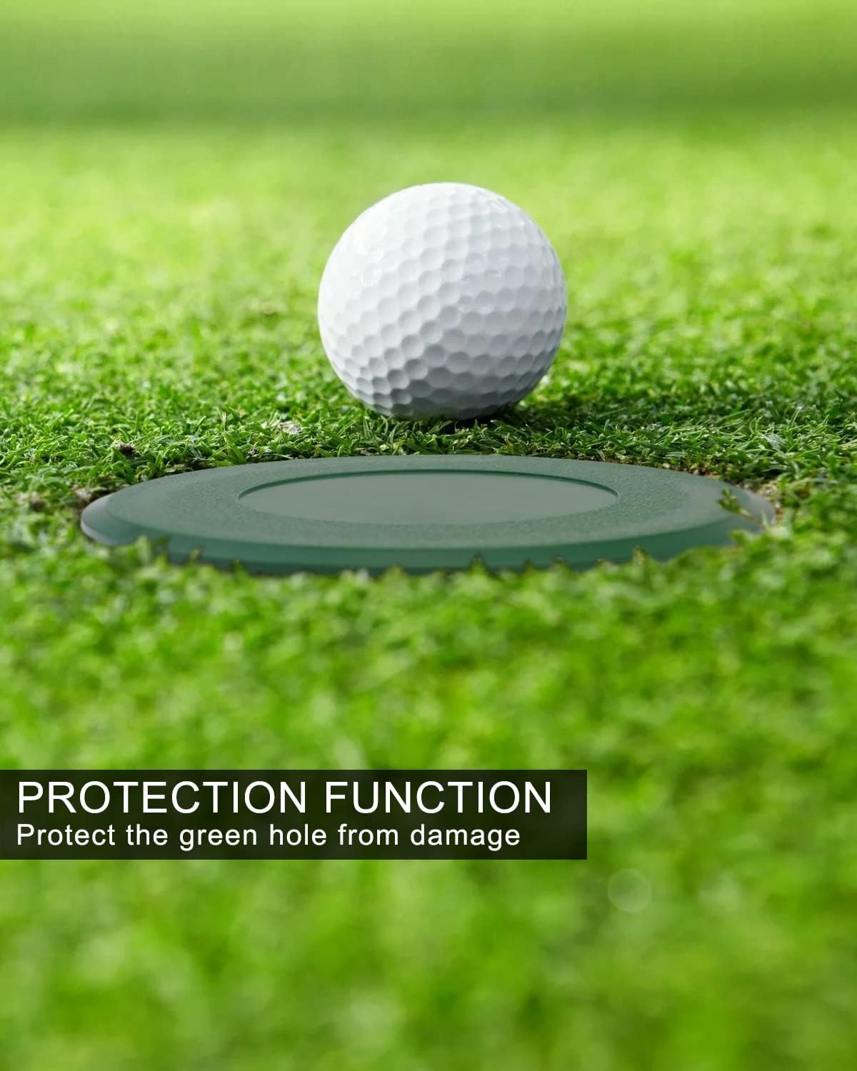 Tapete agujero golf para práctica de putting