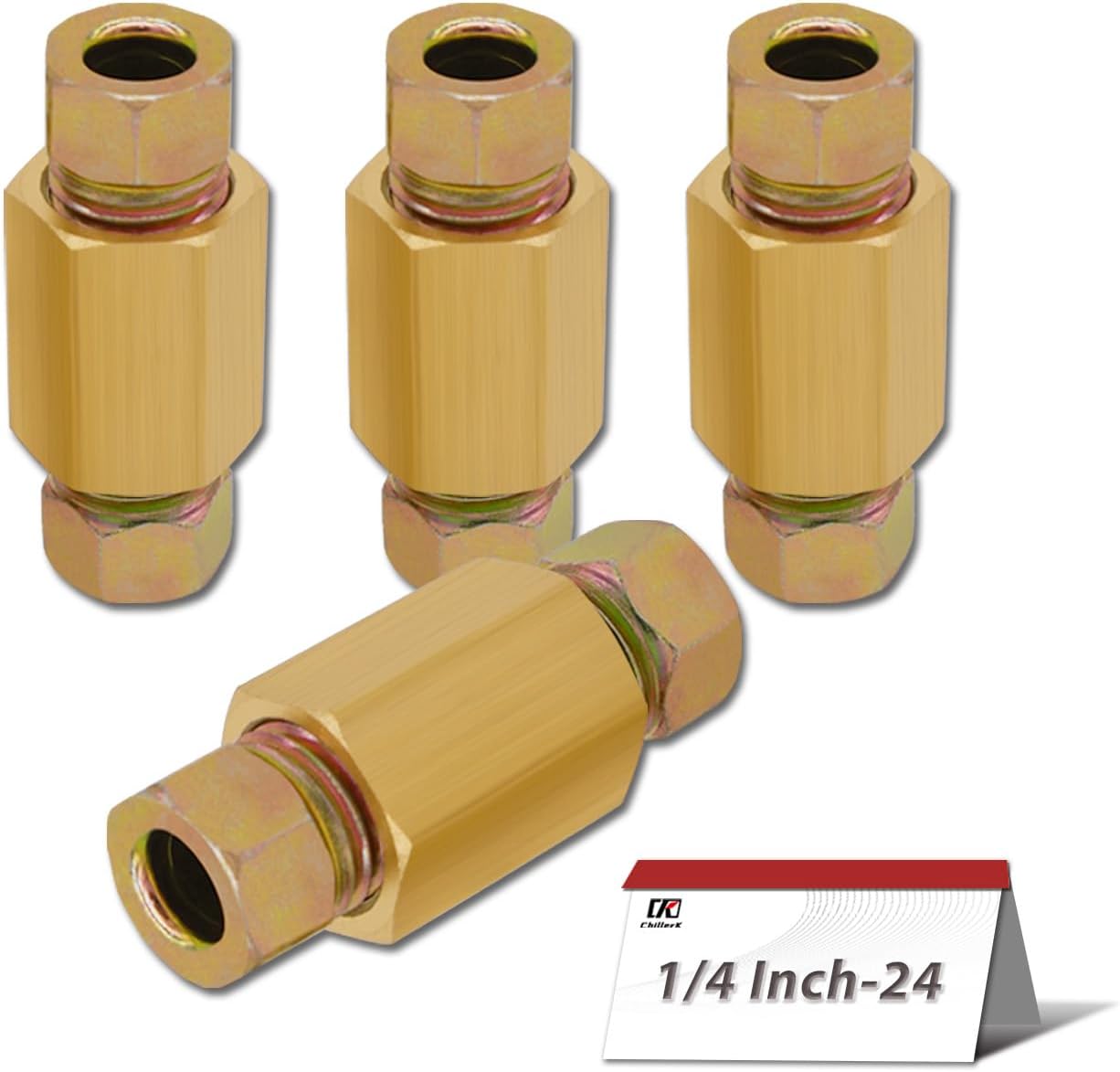 42 Pzas Kit Accesorios Freno 1/4 con 14 Uniones y 28 Tuercas