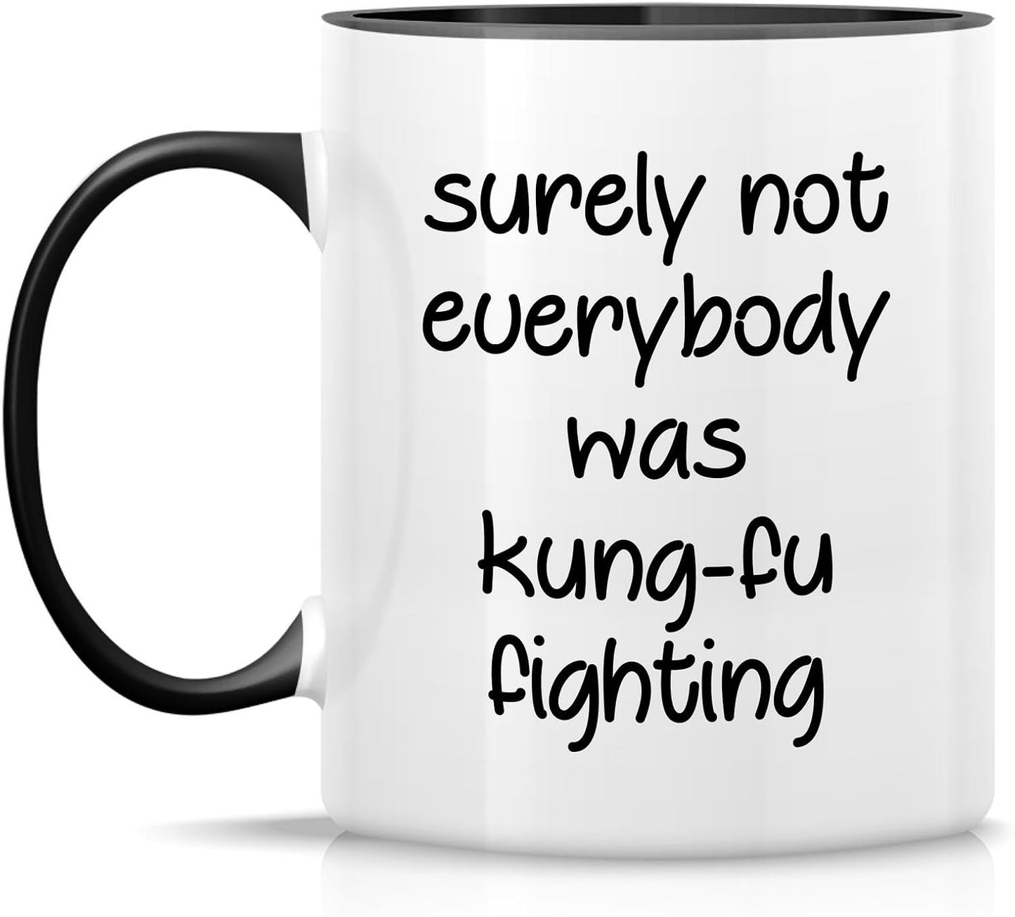 Taza cerámica 11oz humor kung-fu regalo cumpleaños