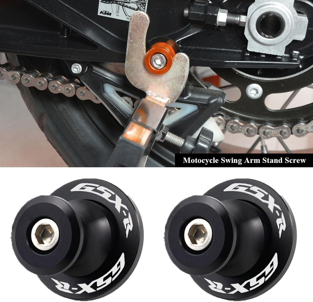 2 Pzas Tornillo Carretes Motocicleta Suzuki Negro