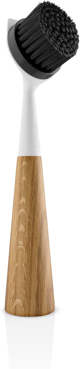 Cepillo platos nailon roble blanco extraíble fácil limpiar