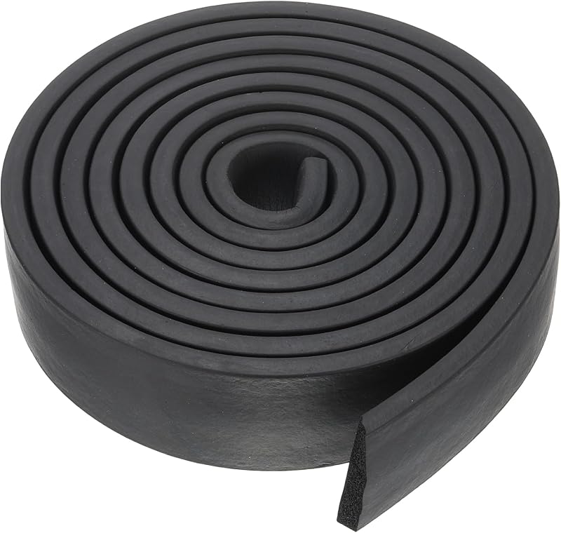 Tiras espuma EPDM insonorizada 9.8ft 1.969x0.394pulg negro