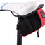 Bolsa asiento bicicleta resistente agua correas gran tamaño