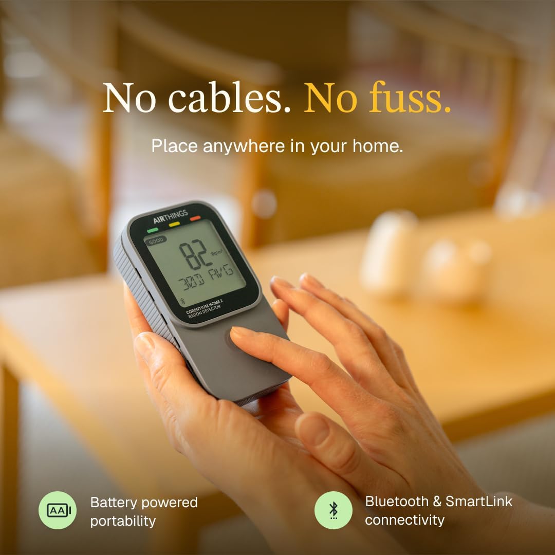 Detector radón inteligente Corentium Home 2 Bluetooth