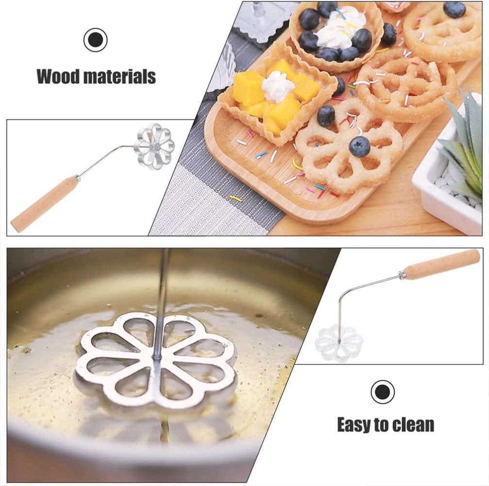 Set moldes aperitivos fritos con mango aluminio