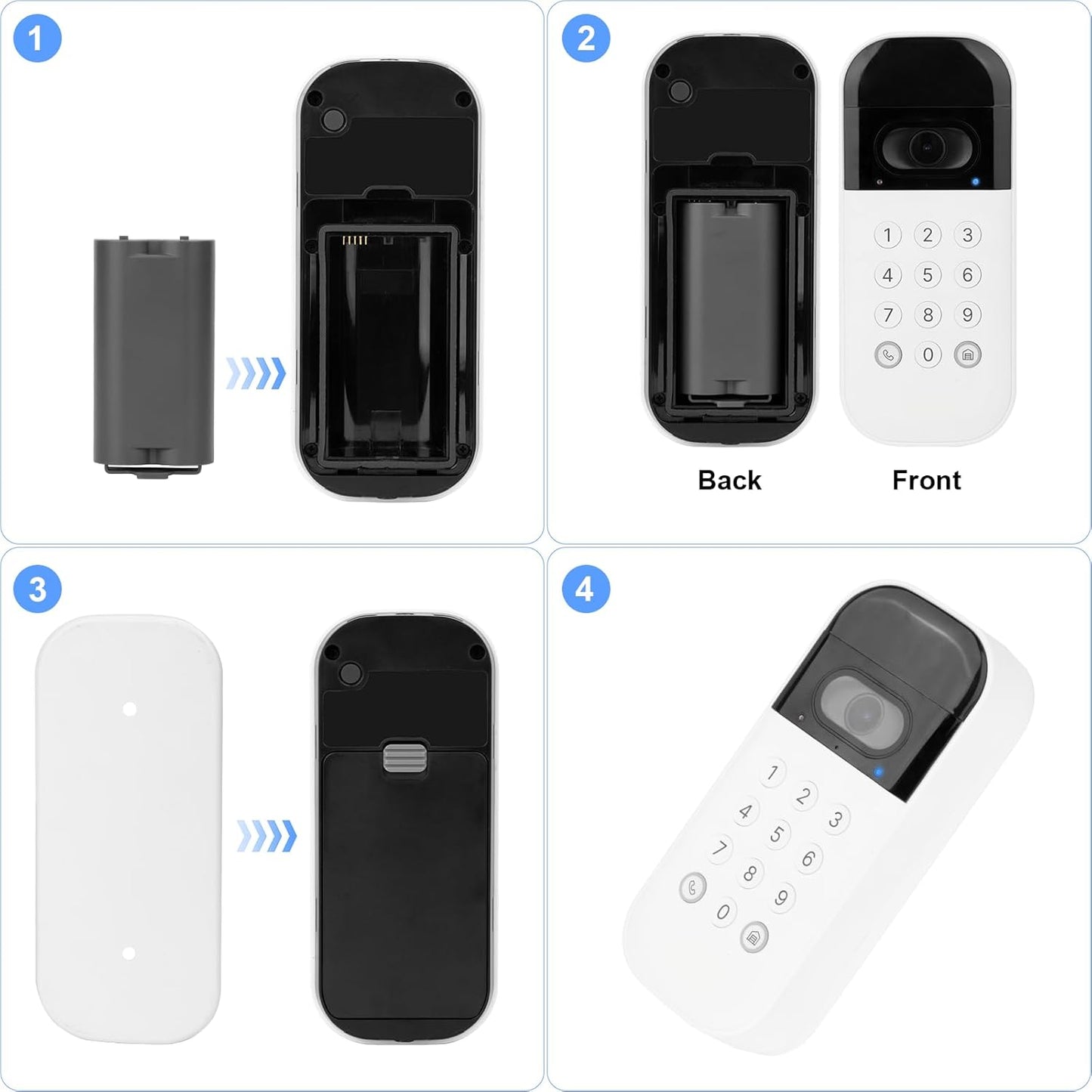 Batería reemplazo teclado garage myQ