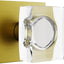 Perilla puerta latón antiguo cristal manija cuadrada